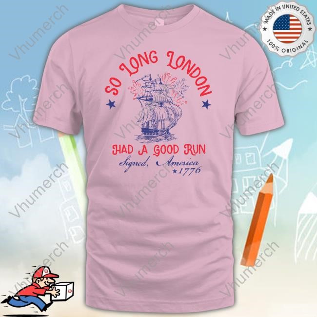 So Long London 4Th Of July Long Sleeve T Shirt