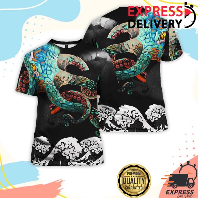 Official Japanese Octopus All Over Print For Men & Women Ht9932 Long Sleeve T Shirt