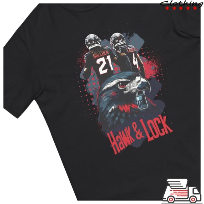 Houstons Tressans Merch Shop Calen Bullock & Kamari Lassiter Hawk & Lock Long Sleeve T Shirt