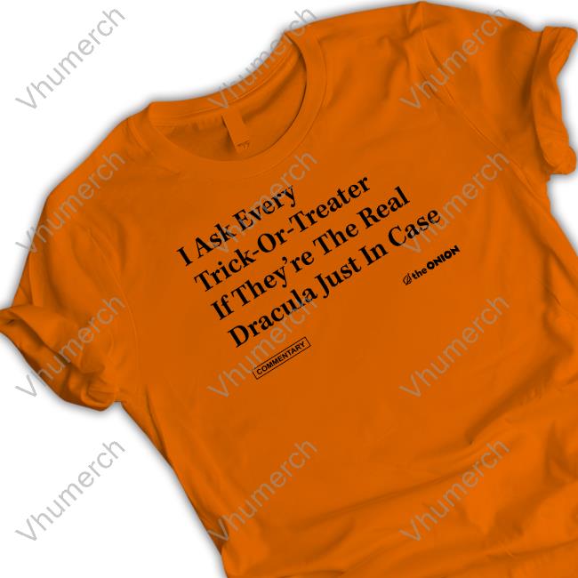 Theonion I Ask Every Trick-Or-Treater Headline Sweatshirt