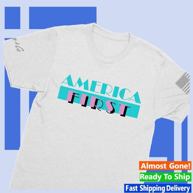 United Merch Store America First Crewneck Sweatshirt