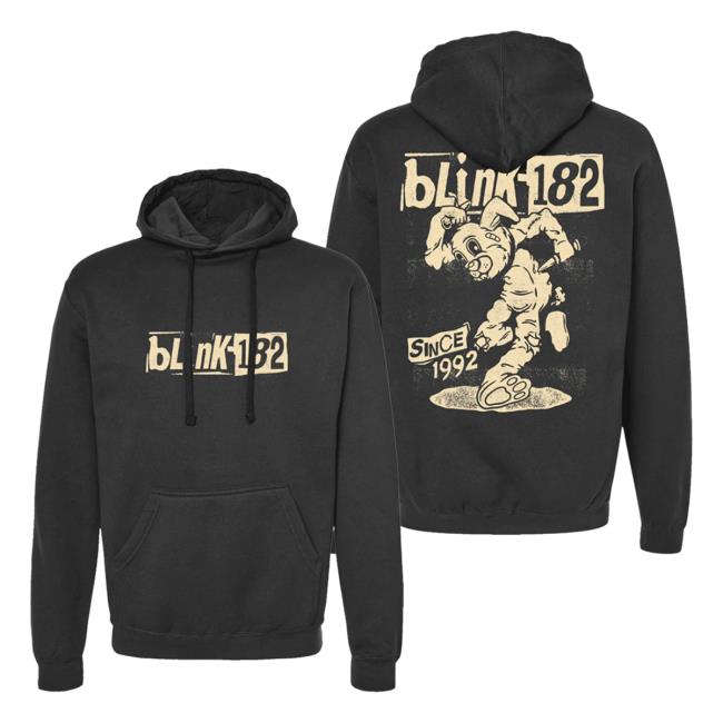 Official Blink 182 Merch Store Edging The Pit Crewneck Sweatshirt Black Blink182 Shop