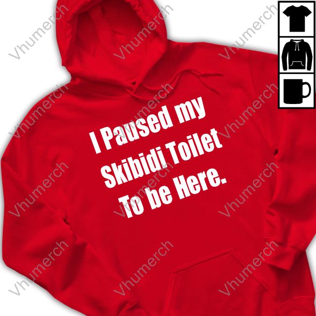 Gamer I Paused My Skibidi Toilet To Be Here T-Shirt Gameyboizuniga