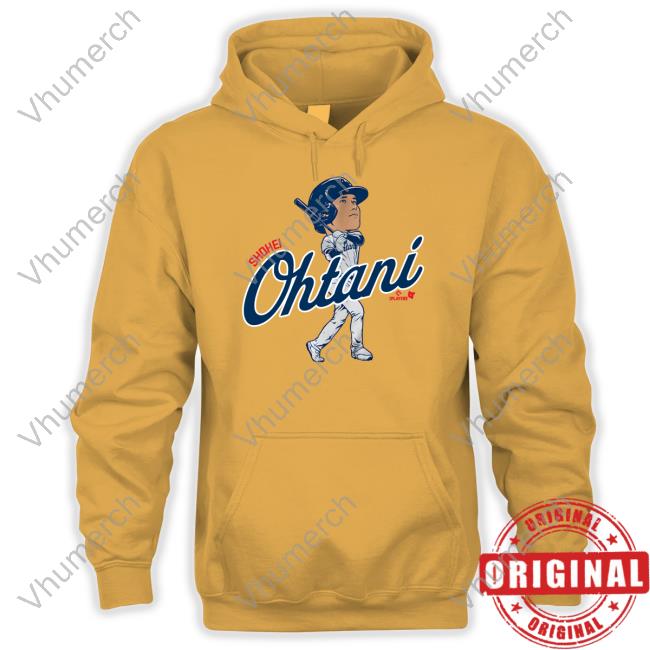 Breakingt Store Shohei Ohtani Batting Caricature Shirts Shohei Ohtani Batting Caricature Tee Shirt