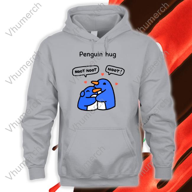 Penguin Hug Noot Noot T-Shirt Grebcomics Penguin Hug Noot Noot Tee Grebcomics