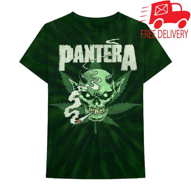 Trending Pantera Store Merch Cannabis Skull Tye Dye 2023 Hoodie Sweatshirt Panterastore Shop