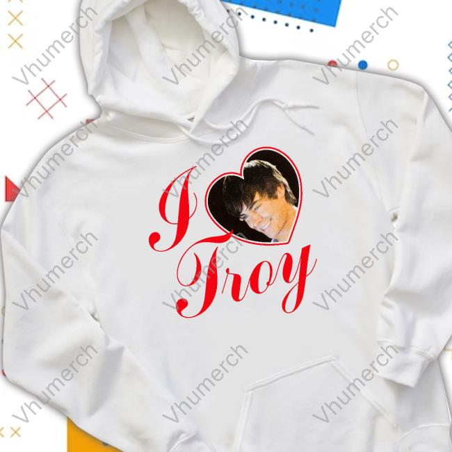 I Love Troy High School Sweatshirt Bershka