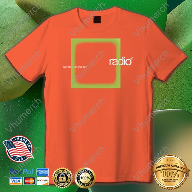Blonded Merch Box Logo Radio Hoodie Post Radio Quality Since 2017