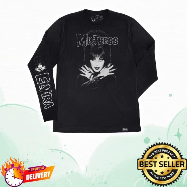 Limited Elvirasbootique Shop Elvira Mistress Fiend Long Sleeve Shirt