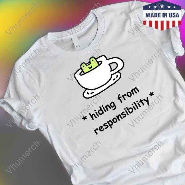 Stinky Katie Hiding From Responsibility Tee Shirt Stinkykatie