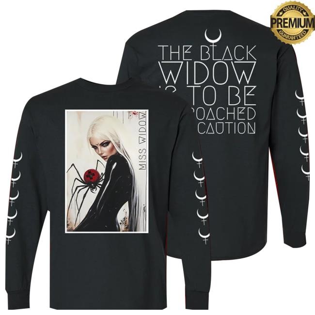Original In This Moment Official Merch Store Miss Widow Unisex Longsleeve Hooded Sweatshirt