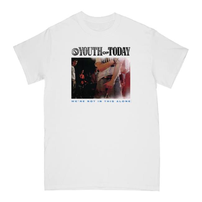 Original Youth Of Today We're Not In This Alone (White) - Shirt Revhq Shop