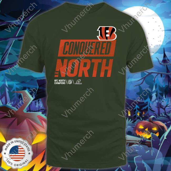 Cincinnati Bengals 2022 Afc North Division Champions New Shirt Bengals Shop Conquered The North Afc North Champions Bengals Tee