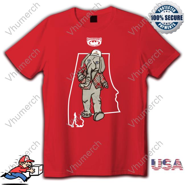 Pamela Ratliff Alabama Crimson Tide Elephant Tee Shirt