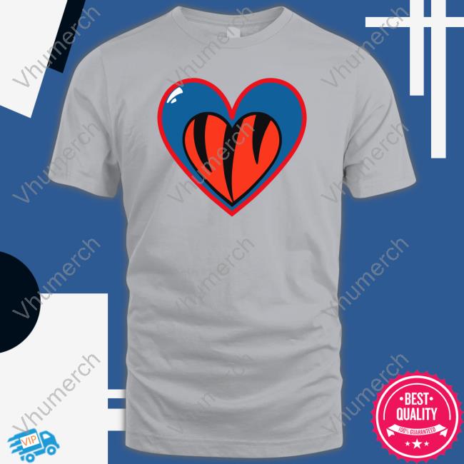 Pray For Damar Cincinnati Buffalo Heart Long Sleeve