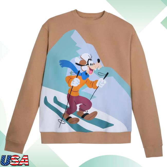 Official Shop Disney Merch Store Goofy Holiday Homestead Crew neck Shopdisney Appare Clothing