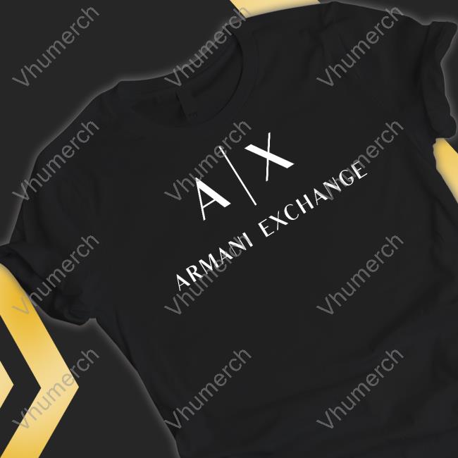 Ax Armani Exchange Logo T Shirts