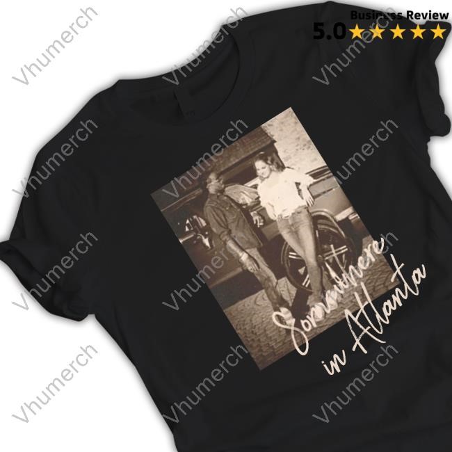 Lanadelreyusstore Somewhere In Atlanta Hooded Sweatshirt