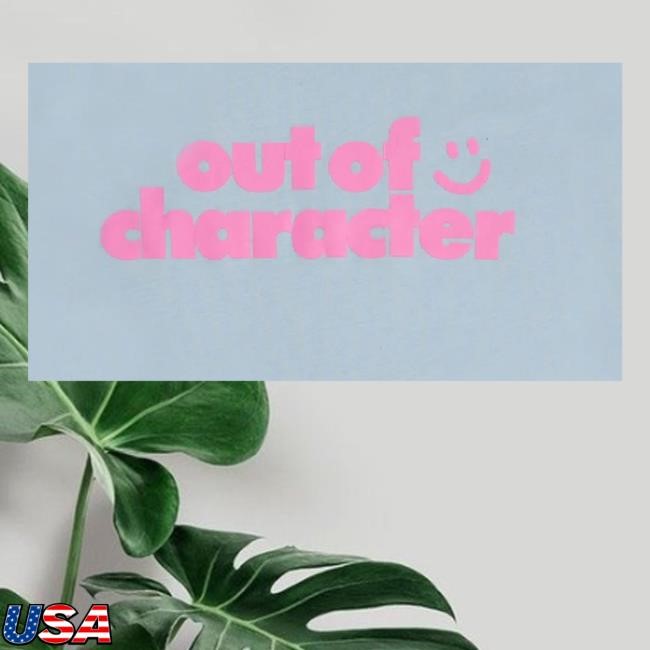 Out Of Character Gender Reveal Tee Blue