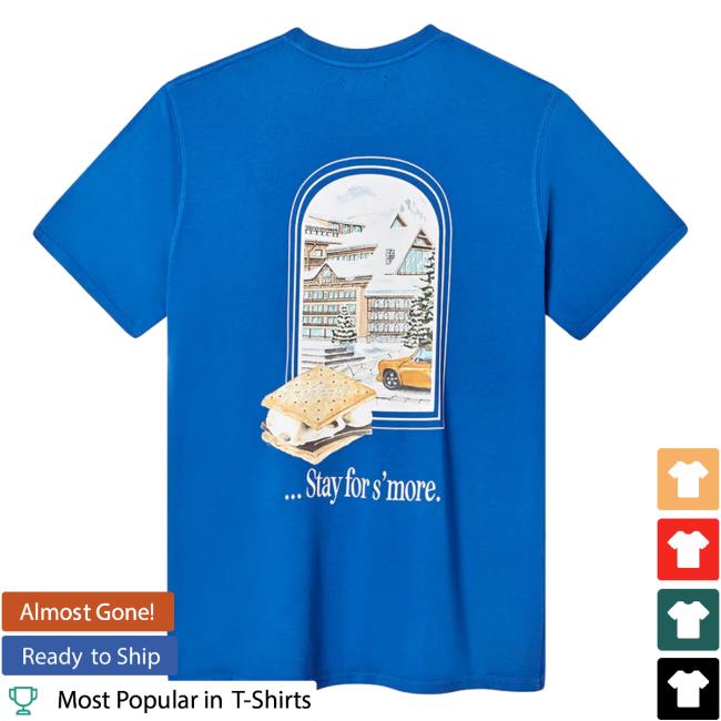 Official Daniel Ricciardo Merch Store Stay For S'more Hot Shirt Blue DanielRicciardo Shop