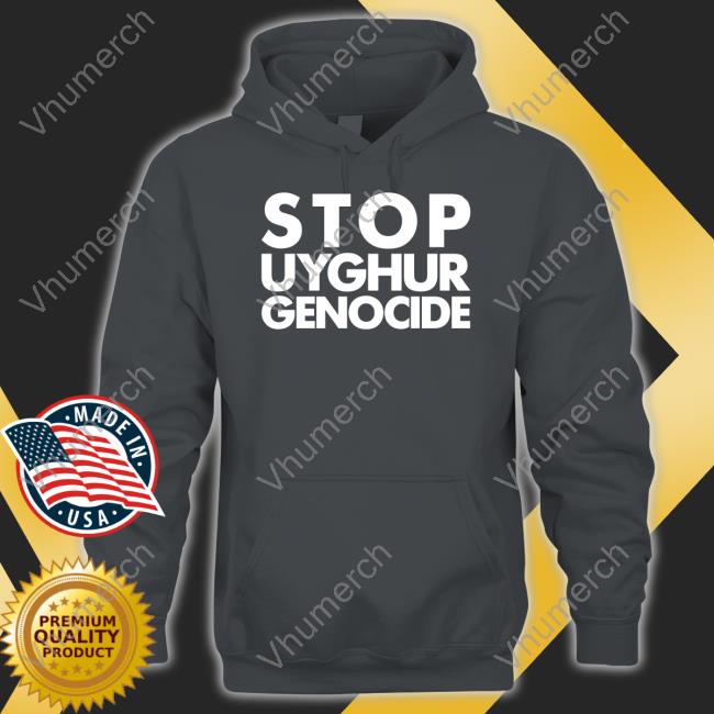 Drew Pavlou Stop Uyghur Genocide Google Uyghur Hoodie Mates At The Portugal Vs Uruguay Match In Qatar