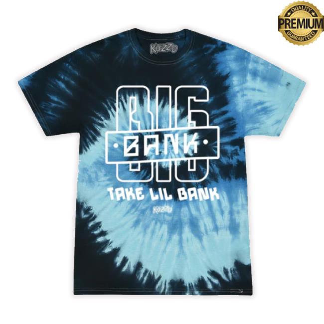 Trending Big Bank: Navy Blue Tie Dye Long Sleeve Tee