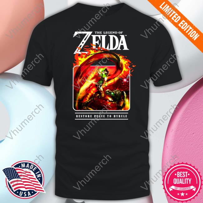 Funny The Legend Of Zelda Restore Peace To Hyrule Shirt