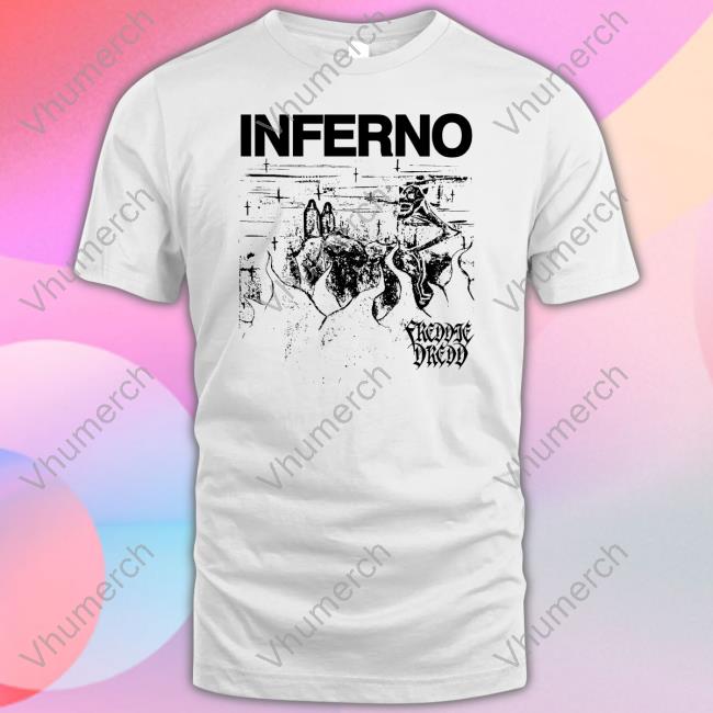 Freddiedredd Inferno White Tee Shirt