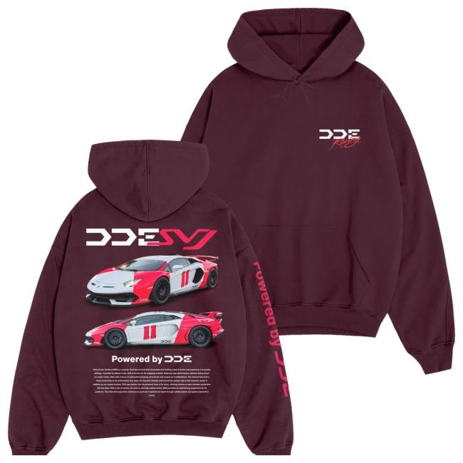 Original Dde Merch Shop Dde Svj Maroon Hoodie