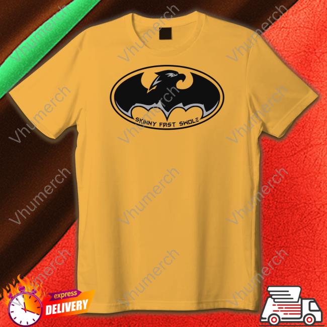 Eagles Nation Eagles Batman Skinny Fast Swole Hoodie