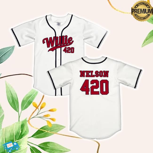 Original Willie Nelson 420 Baseball Jersey Unisex Sweatshirt Willie Nelson Shop