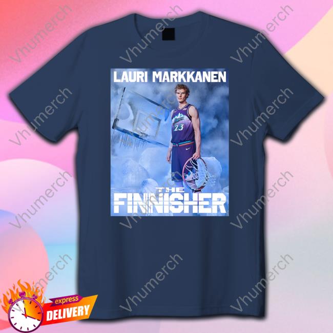 Utah Jazz Lauri Markkanen The Finnisher T Shirt