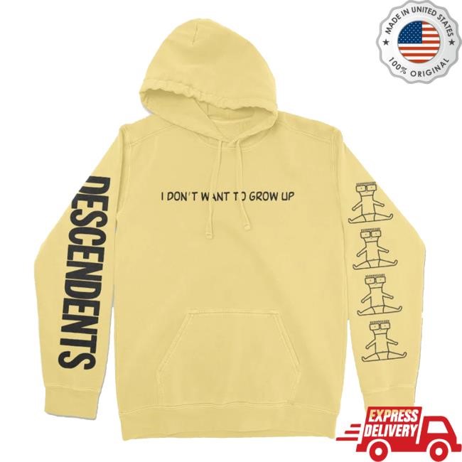 Descendents Merch I Don't Want To Grow Up Pullover New Shirt
