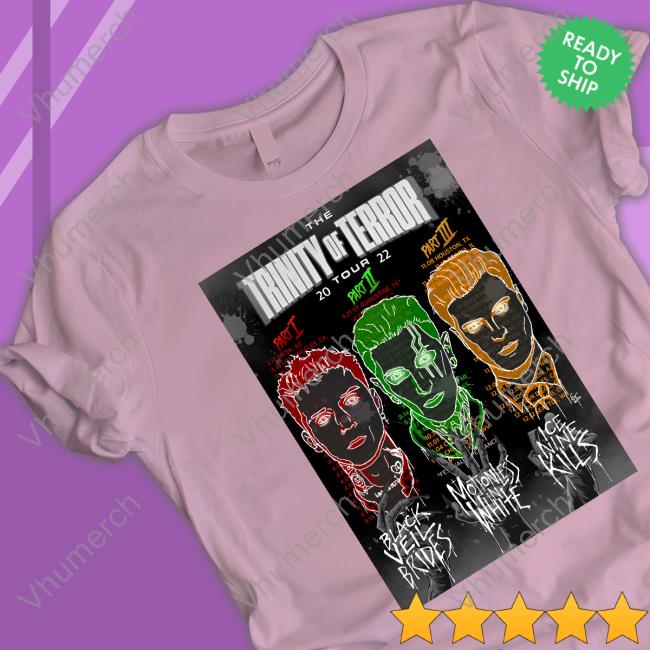 Experienceemily The Trinity Of Terror Tour 2022 Shirt