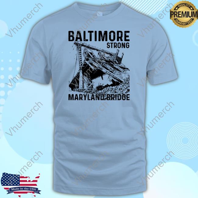 Official Baltimore Strong Maryland Bridge Vintage Sweatshirt