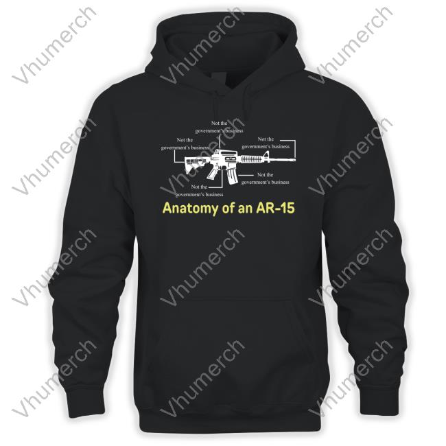 Freedomkat Designs Merch Not The Government's Business Ar15 Long Sleeve