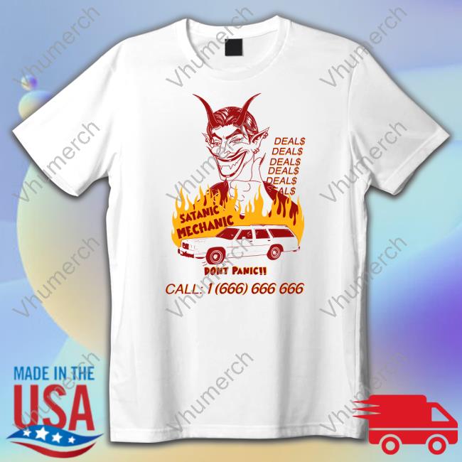Oat Milk Lady Merch Satanic Mechanic Tank Top