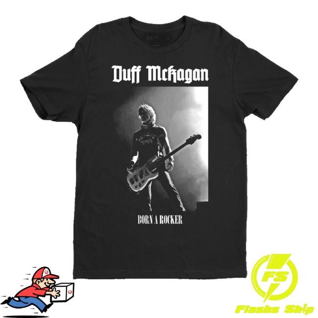 Duffonline Shop Born A Rocker Hoodie Sweatshirt