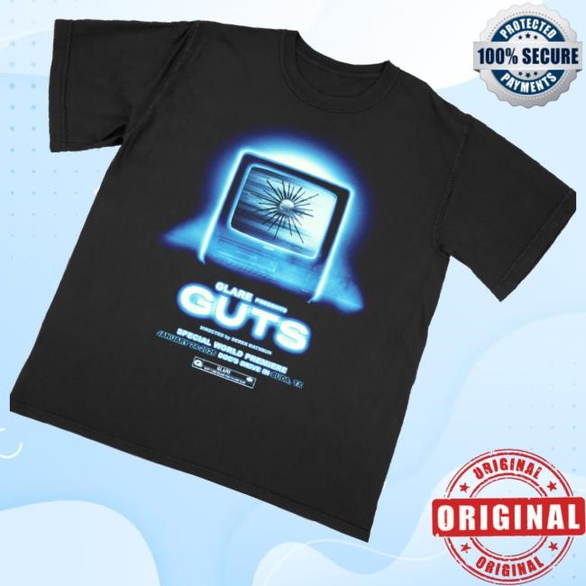 Down Right Merch Glare Guts World Premiere Tee Shirt