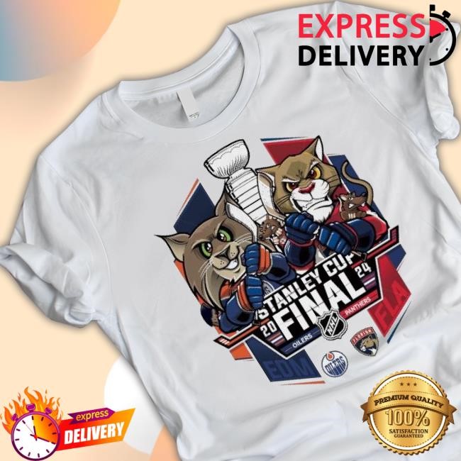 Original Edmonton Oilers And Florida Panthers 2024 Stanley Cup Final Shirts