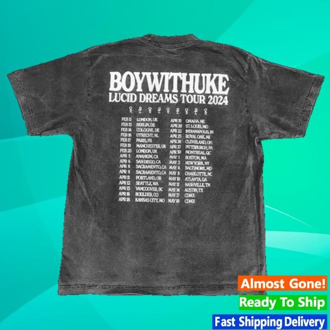 Boywithuke Music Merch Store Lucid Dreams Tour 2024 T-Shirt, Hoodie, Tank Top, Sweater And Long Sleeve T-Shirt