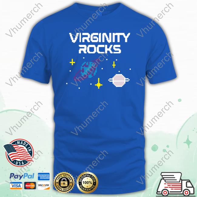 Dannyduncan69 Virginity Rocks Pixel Space Classic Shirt