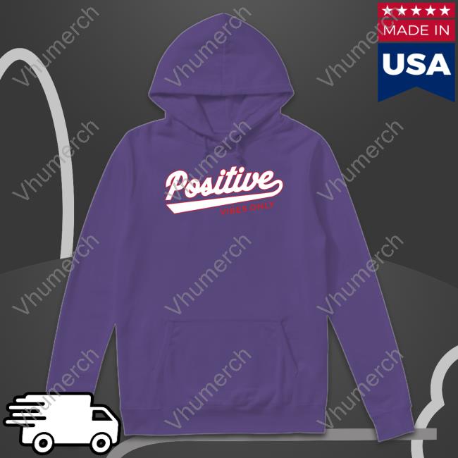 Barstool Sports Store Positive Vibes Only Football T Shirt Positive Vibes Only Football T Shirt Barstoolstore