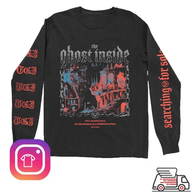 The Ghost Inside Spinning It's A Vicious Cycle Got Me Spinning In A Downward Spiral T-Shirt,Hoodie,Sweatshirt