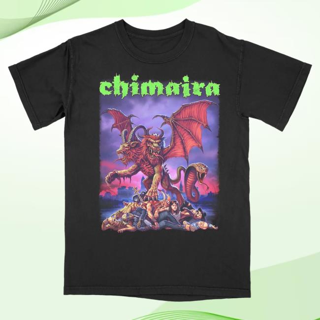 Official Indie Merch Store Chimaira Retro Thrash Top Shirt Black IndieMerchStore