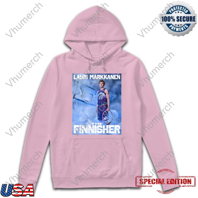 Lauri Markkanen The Finnisher Tee Shirt Lauri Markkanen Utah Jazz The Finnisher Shirts