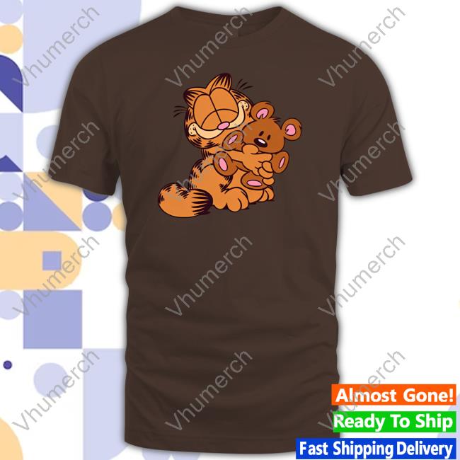Ranbalt Garfield Hug Teddy Bear New Shirt