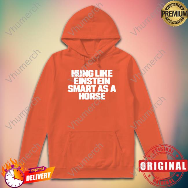 Hung Like Einstein Smantles As A Horse Hoodie