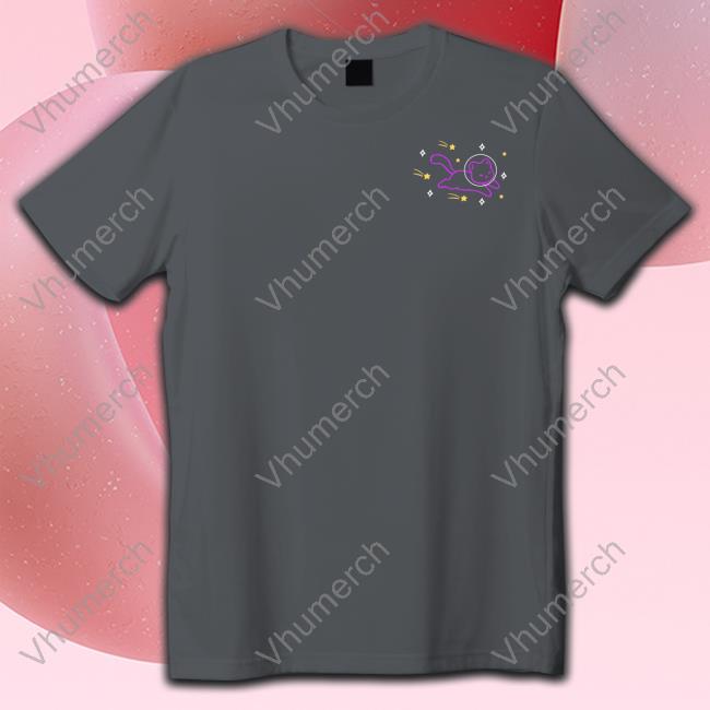 Helloapparel Shooting Star Cat Long Sleeve Tee Shubble Helloapparel Shooting Star Cat T Shirt