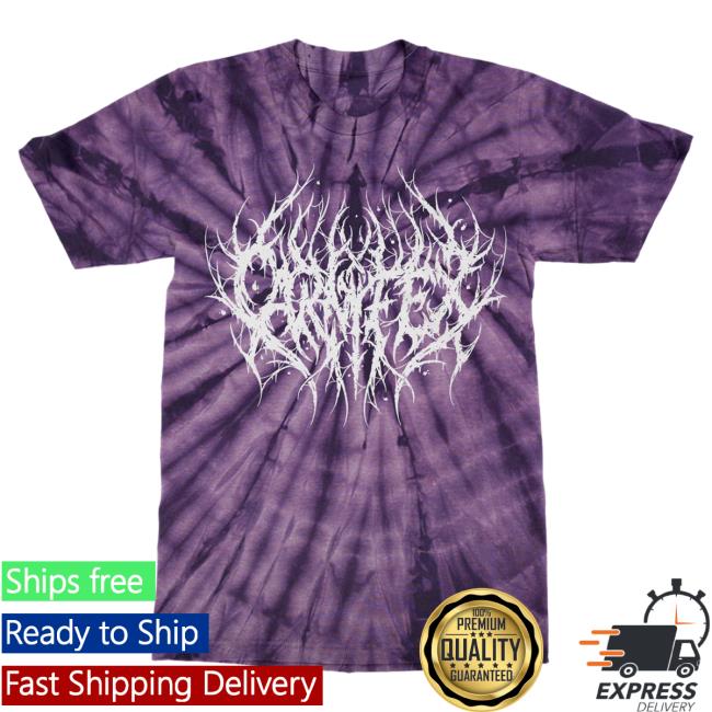 Official Indie Merch Store Carnifex New Logo New Shirt Purple Tie Dye IndieMerchStore
